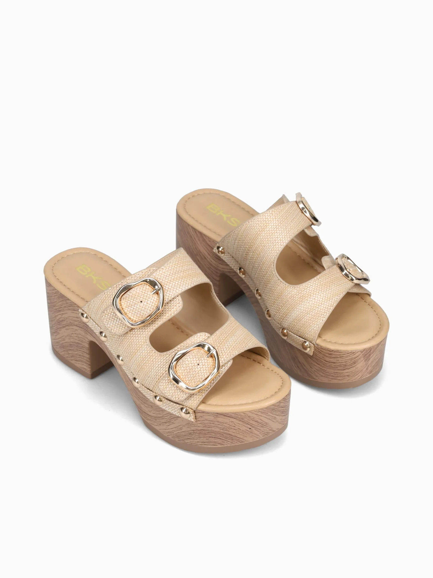 Bloom Beige Eyelet Raffia - Image 3
