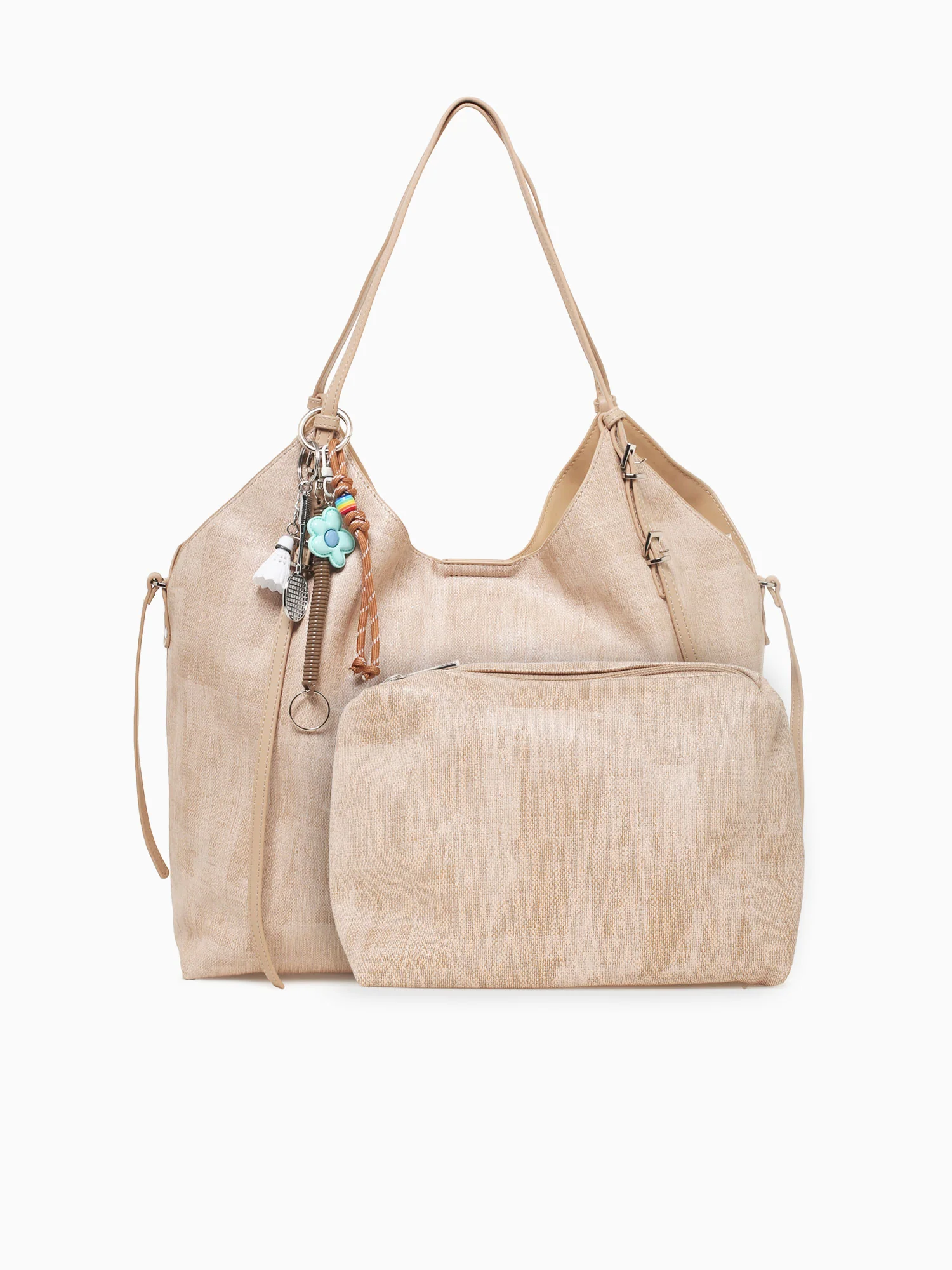 Daisy Tote Beige - Image 3