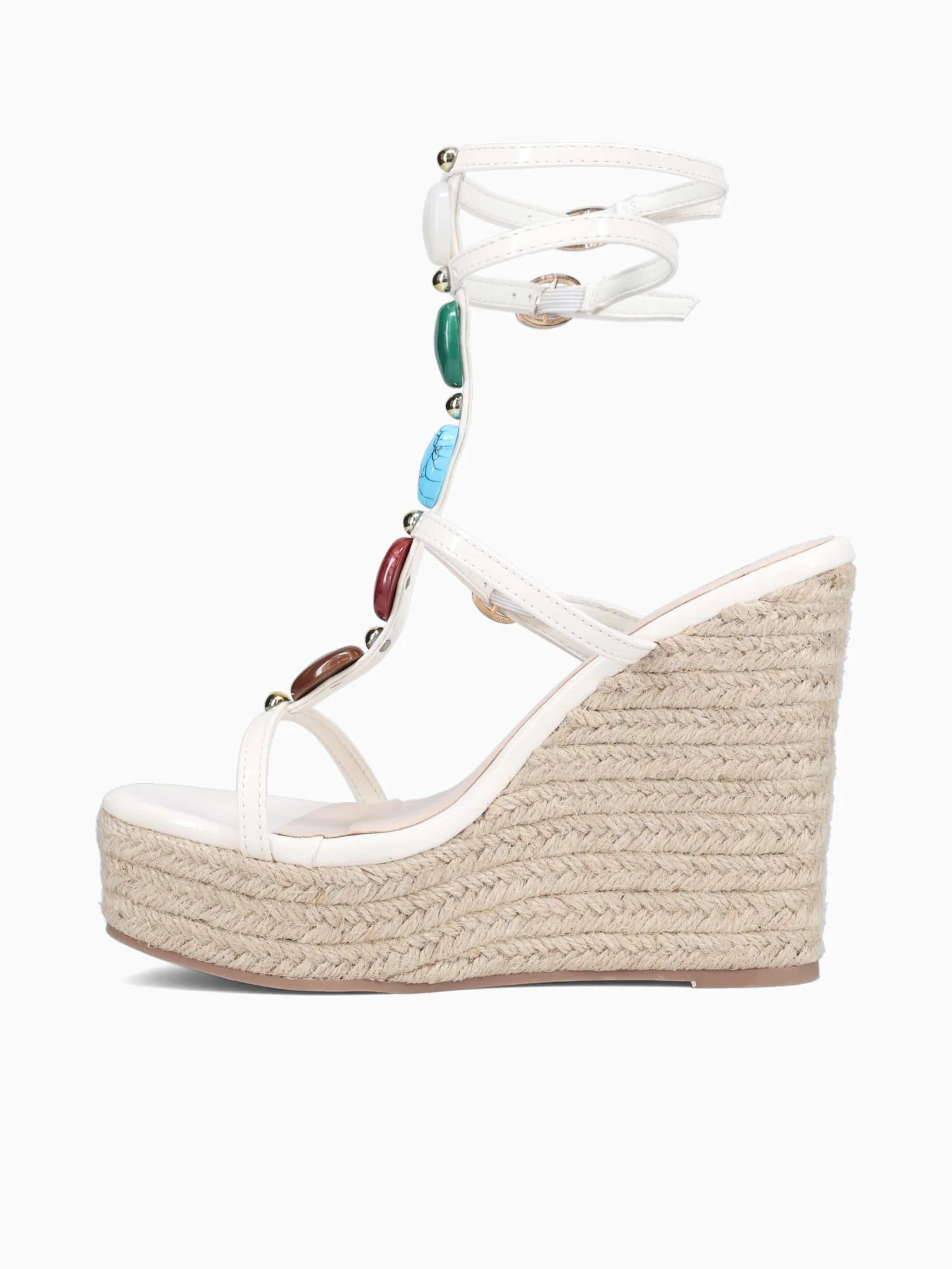 Gianvita Off White Patent - Image 4