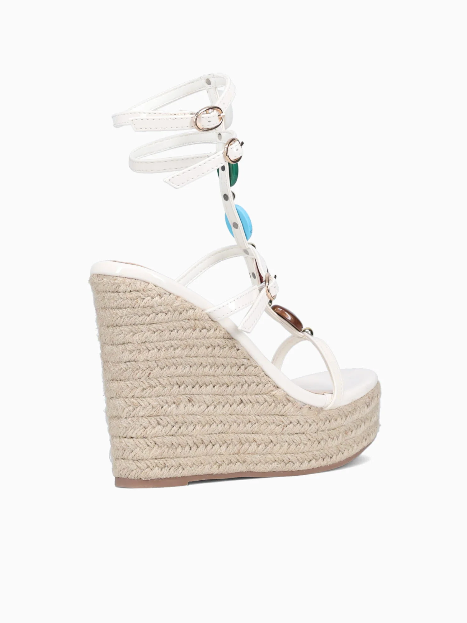 Gianvita Off White Patent - Image 5