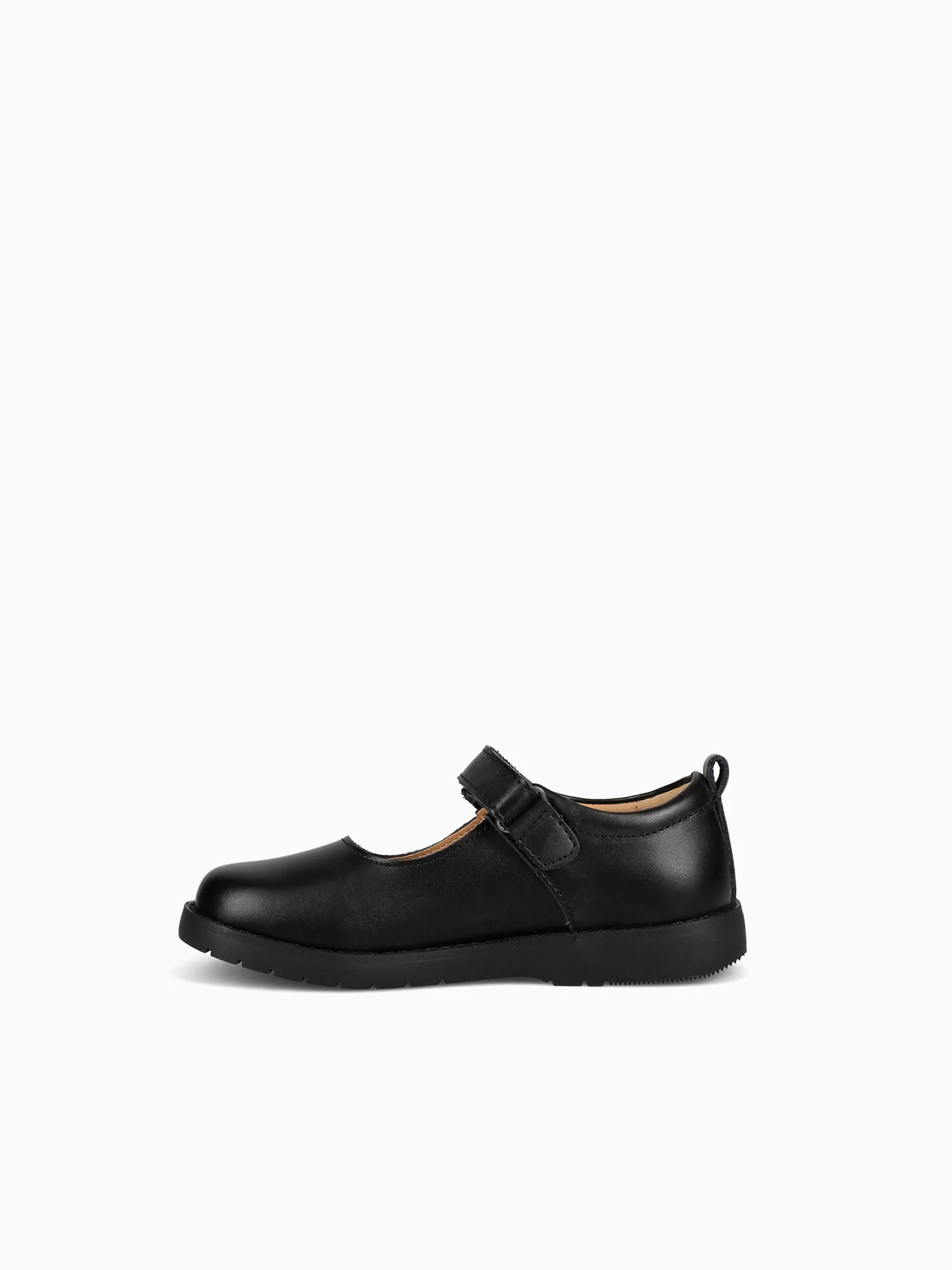 Leily Fb003 1 Strap Plain Black Lea - Image 3