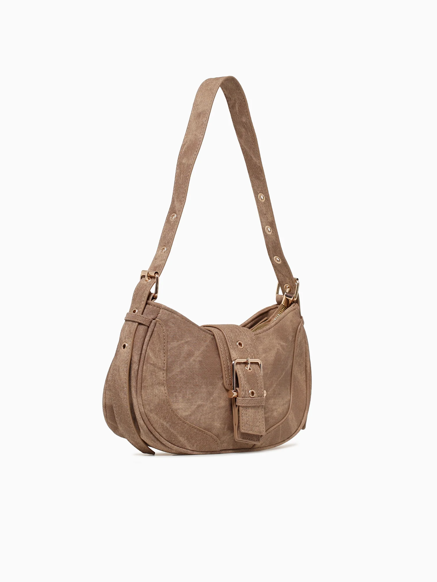 Lia Shoulder Bag Dark Beige - Image 2