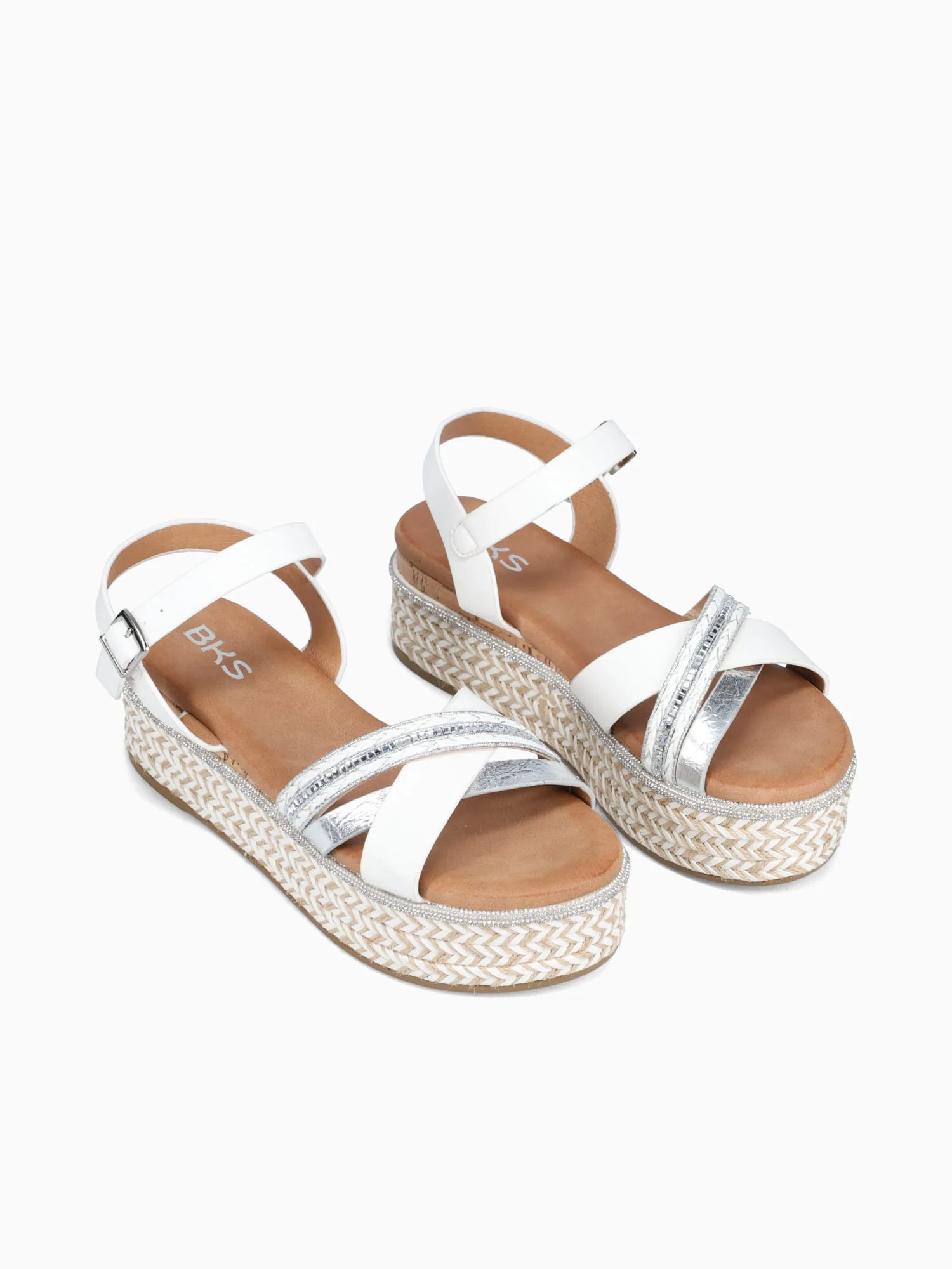 Sandrita White Metallic - Image 3