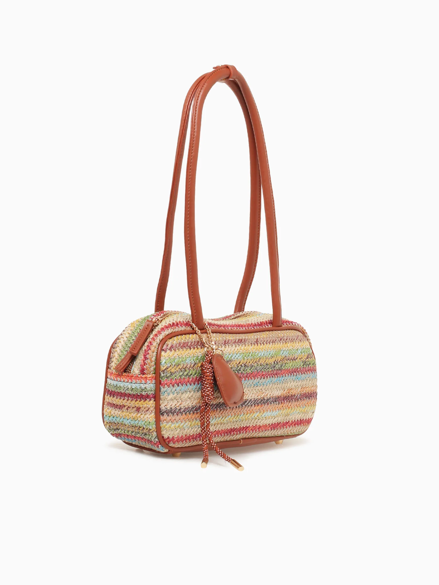 Tropic Heart Shoulder Bag Rd Br - Image 2